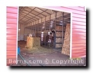 inside view of barn