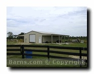 steel barn building